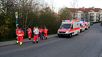 Einsatz am 17.04.2019 in Passau Rittsteig. Copyright BRK-Bereitschaft Bad Höhenstadt. 