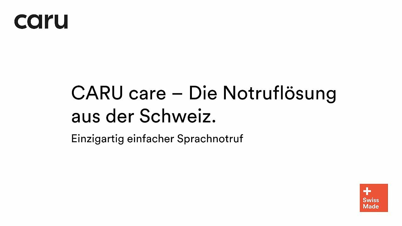 CARU care - Hausnotruf mit Spracherkennung